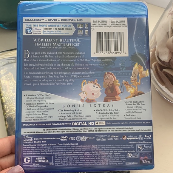 Beauty And The Beast DVD - Picture 2 of 2